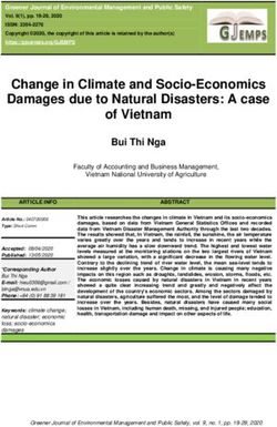 Change in Climate and Socio-Economics Damages due to Natural Disasters: A case of Vietnam