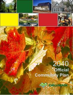 2040 Offi cial Community Plan - City of Chilliwack