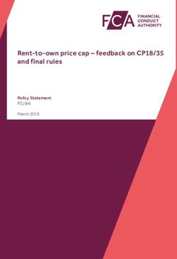 Rent-to-own price cap - feedback on CP18/35 and final rules - Policy Statement PS19/6 - FCA