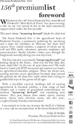 156 th premiumlist - The Great Frederick Fair