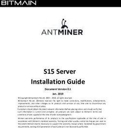 S15 Server Installation Guide - Document Version 0.1 Jan. 2019