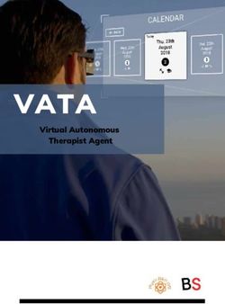 VATA Virtual Autonomous Therapist Agent - Beo Sant&eacute;