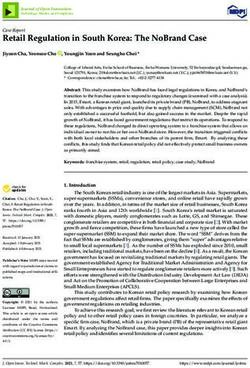 RETAIL REGULATION IN SOUTH KOREA: THE NOBRAND CASE - MDPI