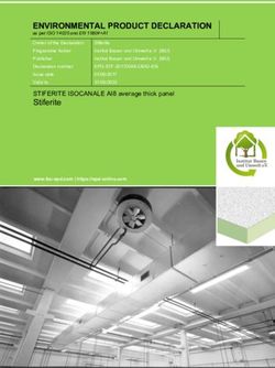 ENVIRONMENTAL PRODUCT DECLARATION - as per ISO 14025 and EN 15804+A1
