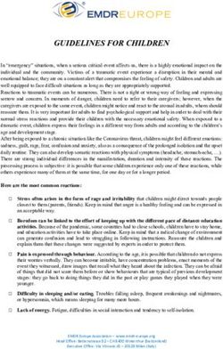 GUIDELINES FOR CHILDREN - UNUM institute