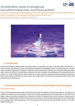 The 2018 Winter Games in PyeongChang How will the hosting nation, South Korea perform? - Spliss