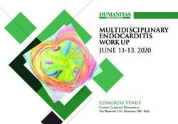 MULTIDISCIPLINARY ENDOCARDITIS WORK UP JUNE 11-13, 2020 - CONGRESS VENUE Centro Congressi Humanitas Via Manzoni 113 - Rozzano, MI - Italy ...