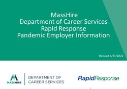 MassHire Department of Career Services Rapid Response - Pandemic Employer Information Revised 4/21/2021 - Mass.gov