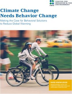 Climate Change Needs Behavior Change - Making the Case for Behavioral Solutions to Reduce Global Warming - Rare