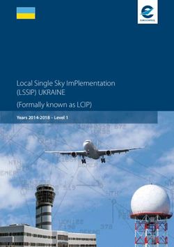 LOCAL SINGLE SKY IMPLEMENTATION - (LSSIP) UKRAINE YEARS 2014 2018 - LEVEL