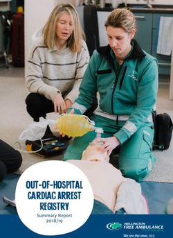 Out-of-Hospital Cardiac Arrest Registry - Summary Report 2018/19 - Wellington Free ...