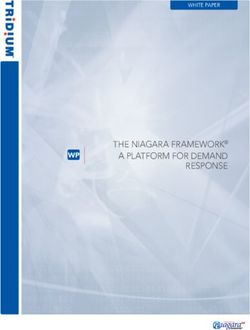 THE NIAGARA FRAMEWORK A PLATFORM FOR DEMAND RESPONSE - WP - Tridium