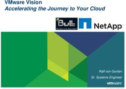 VMware Vision Accelerating the Journey to Your Cloud - Ralf von Gunten Sr. Systems Engineer