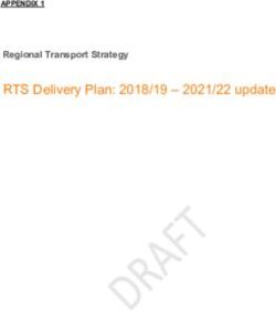 RTS Delivery Plan: 2018/19 - 2021/22 update - Regional Transport Strategy APPENDIX 1 - SPT
