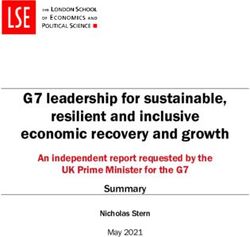 G7 leadership for sustainable, resilient and inclusive economic recovery and growth - An independent report requested by the UK Prime Minister for ...