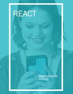 REACT - COALITION GUIDE 2020-21