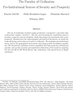 The Paradox of Civilization Pre-Institutional Sources of Security and Prosperity - Meet the Berkeley-Haas Faculty