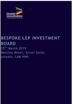 BESPOKE LEP INVESTMENT BOARD - 25th March 2019 Bentley Hotel, Silver Suite, Lincoln, LN6 9NH - Greater Lincolnshire LEP