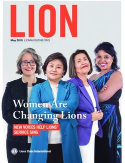 Women Are Changing Lions - NEW VOICES HELP LIONS' SERVICE SING - May 2019 LIONMAGAZINE.ORG - Lion Magazine