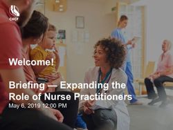 Welcome! Briefing - Expanding the Role of Nurse Practitioners - May 6, 2019 12:00 PM - California Health Care ...