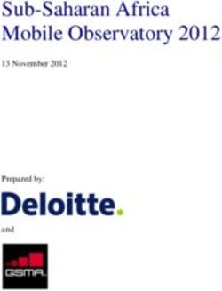 Sub-Saharan Africa Mobile Observatory 2012 - GSMA