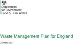 Waste Management Plan for England - January 2021 - Renewable Energy ...