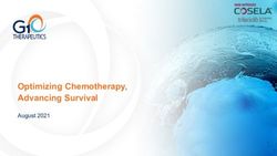 Optimizing Chemotherapy, Advancing Survival - August 2021 - G1 ...