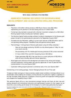 A$6M NEW FUNDING SECURED FOR BOORARA MINE DEVELOPMENT AND ACCELERATED DRILLING PROGRAM