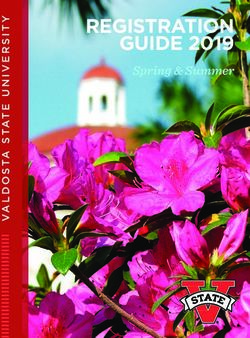 REGISTRATION GUIDE 2019 - Spring & Summer - Valdosta State University