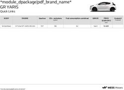 Module_dpackage|pdf_brand_name* - GR YARIS Quick Links BODY - WESS ...