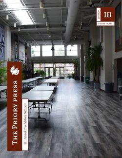 III "FROM HOME" - St. Anselm's Abbey School