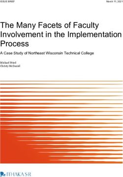 The Many Facets of Faculty Involvement in the Implementation Process - A Case Study of Northeast Wisconsin Technical College