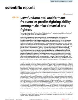 Low fundamental and formant frequencies predict fighting ability among male mixed martial arts fighters - Nature