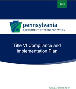 Title VI Compliance and Implementation Plan 2020 - PUBLICATION 478 (10-20) - PennDOT