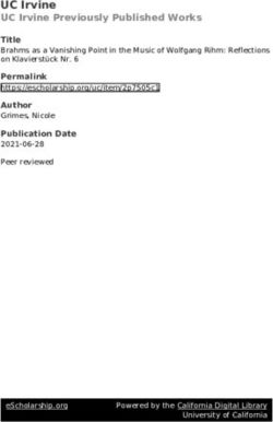 UC Irvine UC Irvine Previously Published Works - eScholarship