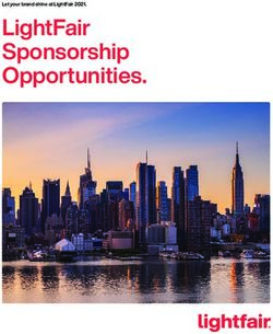 LIGHTFAIR SPONSORSHIP OPPORTUNITIES - LET YOUR BRAND SHINE AT LIGHTFAIR 2021.