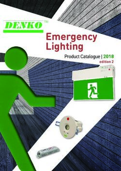 Emergency Lighting Product Catalogue | 2018 - edition 2 - Denko Lighting Pte Ltd