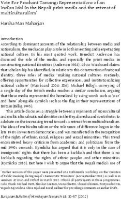 Vote For Prashant Tamang: Representations of an Indian Idol in the Nepali print media and the retreat of multiculturalism