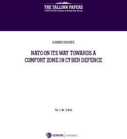 NATO ON ITS WAY TOWARDS A COMFORT ZONE IN CYBER DEFENCE - HANNES KRAUSE - Vol. 1, No. 3 2014