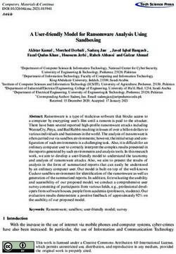 A User-friendly Model for Ransomware Analysis Using Sandboxing - Tech Science Press