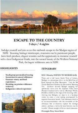 ESCAPE TO THE COUNTRY - 5 days / 4 nights - AEA Luxury Tours