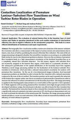 Contactless Localization of Premature Laminar-Turbulent Flow Transitions on Wind Turbine Rotor Blades in Operation - MDPI