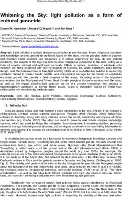 Whitening the Sky: light pollution as a form of cultural genocide - arXiv