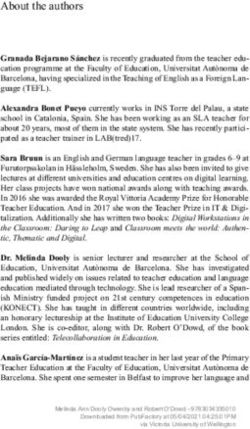 About the authors - Peter Lang Publishing