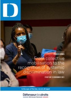 From collective mobilisation to the recognition of systemic discrimination in law - Défenseur des ...