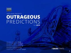 OUTRAGEOUS predictions - For 2018 - Saxo Bank