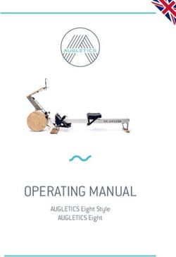 OPERATING MANUAL AUGLETICS Eight Style AUGLETICS Eight