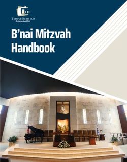 B'nai Mitzvah Handbook - Temple Beth Am