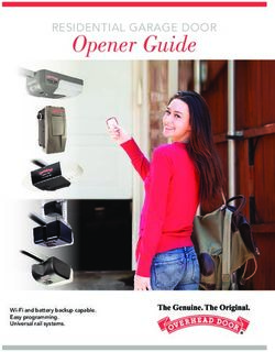 Opener Guide RESIDENTIAL GARAGE DOOR - Wi-Fi and battery backup capable. Easy programming. Universal rail systems.