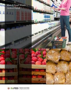 2018 RETAIL FOOD WASTE ACTION GUIDE - REFED
